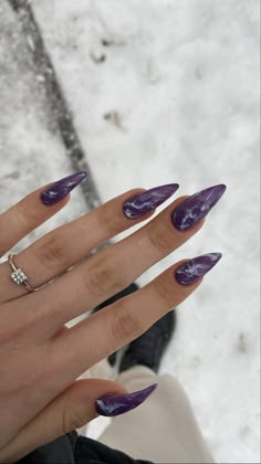 Filmy Vintage, Lavender Nails, Galaxy Nails, Purple Nail, Exotic Nails, Makijaż Smokey Eye