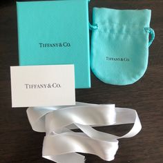 Brand New. Comes With The Entire Package: Box, Ribbon, Pouch. Items Come From Tiffany Store From My Personal Purchases. Tiffany Packaging, Tiffany And Co Box, Tiffany Store, Tiffany Sunglasses, Jewelry Roll Travel, Packaging Pouch, Yellow Lace Dresses, Box Ribbon, Box Pouch