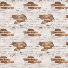 a brick wall that has been made into a pattern