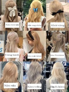 Korean Blonde Hair, Hair Color Names, Hair Color Swatches, Korean Hair Color, Hair Color Underneath, Hair Inspiration Long, Hair Color Streaks, Hair Color Chart, Long Hair Pictures