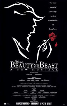 the poster for beauty and the beast