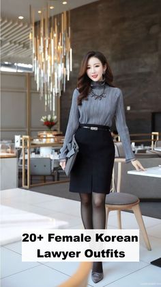 Chic and professional female Korean lawyer outfits that blend style and confidence. Discover the perfect looks for a powerful impression. Formal Looks