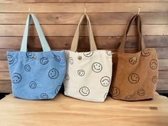 Corduroy Mini Tote Bag Preteen Teen Purse Smiley Face, 2023 Fall Trends Cute Brown Everyday Shoulder Bag, Cute Beige Canvas Bag For Everyday Use, Cute Canvas Shoulder Bag For Everyday, Cute Everyday Canvas Shoulder Bag, Small Casual Bag For Everyday Use, Casual Small Bags For Everyday Use, Small Casual Bag For Daily Use, Cute Everyday Beige Canvas Bag, Cute Canvas Bag For Everyday Use