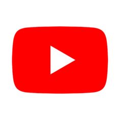 an image of a red youtube logo on a white background with the word youtube below it