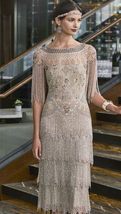 Dresses From The 1920's, 20s Party Dress Gatsby, 1920 Elegant Dresses, 20s Womens Fashion 1920s Evening Dresses, Vintage 1920s Flapper Dress, 1920s Inspired Dress, Roaring Twenties Outfit, The Great Gatsby Dresses, Gatsby Dress Ideas