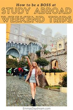 a guide for how to to plan study abroad weekend trips Study Abroad Travel, About Study, Be A Boss, Europe Packing List, College Living, Packing For Europe, Studying Abroad, Move Abroad, Weekend Travel