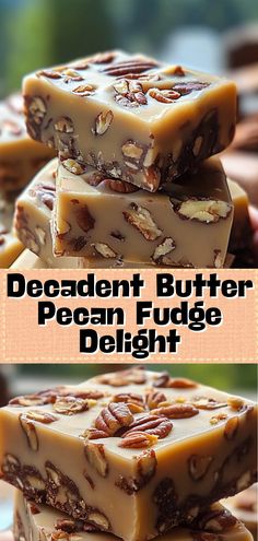 pecan fudge delight is the perfect dessert