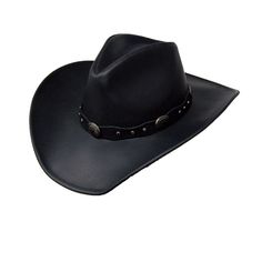 "Discover your rugged charm with our handcrafted cowboy hats on Etsy. From vintage-inspired classics to custom designs, each hat embodies Western spirit and artisan quality. Perfect for rodeo enthusiasts and fashion-forward individuals alike, find your iconic Western look today!""Embrace the spirit of the Wild West with our authentic cowboy hats. Handcrafted from premium materials, each hat exudes timeless style and rugged durability. Whether you're a seasoned rancher or a city slicker looking t The Smiths Hat, Gothic Cowboy Hat, Black Leather Cowboy Hat, Leather Western Felt Hat For Rodeo, Black Leather Western Felt Hat, Leather Fedora For Western-themed Events, Western Leather Felt Hat With Short Brim, Leather Brimmed Felt Hat For Western-themed Events, Adjustable Leather Country Felt Hat