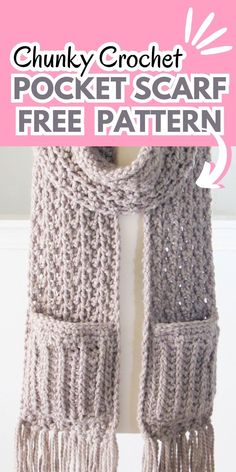 Craft your own cozy style with our easy chunky crochet pocket scarf pattern, available in two sizes. This beginner-friendly quick and easy pocket scarf crochet pattern makes it a breeze for anyone to create a stylish accessory. crochet pocket scarf pattern free| crochet pocket scarf pattern free easy| Crochet Pocket Scarf, Crochet Pocket Shawl, Bulky Yarn Patterns, Texture Crochet, Pocket Shawl, Crochet Pocket, Pocket Scarf, Baby Poncho