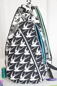 Park Sling Backpack - Sew Sweetness Sling Backpack Pattern, Backpack Video, Single Strap Backpack, One Strap Backpack, Kavu Bag, Sew Sweetness