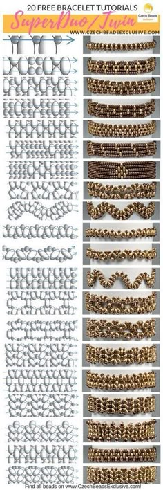 Bracelet Techniques, Superduo Bracelet, Easy Bracelet, Snowflakes Ornaments, Super Duo Beads, Twin Beads, Beaded Patterns, Super Duo, Wrapping Jewelry