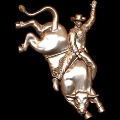 Albury Belt Buckle - Molly's Custom Silver Team Roper, Cowboy Buckle, Cattle Brands