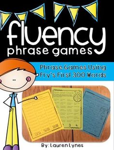 fluency phrase games using fry's first 200 words