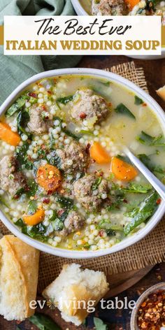 the best ever italian wedding soup