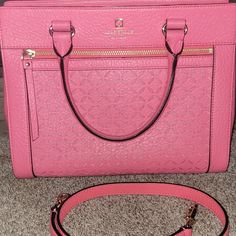 This Pink Kate Spade Has No Call Outs. Beautiful Bag That Comes With Crossbody Strap. Please See Pictures. All Sales Final. Offers Welcome Pink Kate Spade, Kate Spade Bags, Kate Spade Bag, Beautiful Bags, Crossbody Strap, Kate Spade, Bag Lady, Pink, Women Shopping