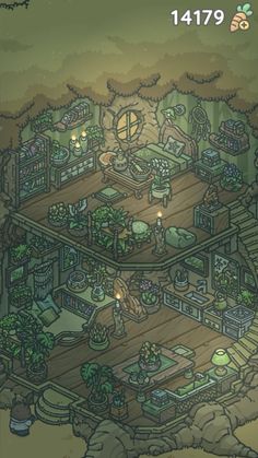 an image of a house with lots of plants in it