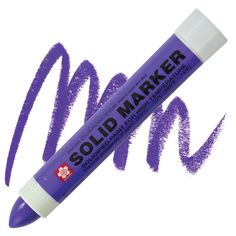 a purple marker with the word soldmarker written on it