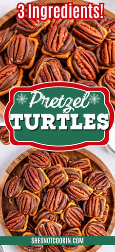 Rolo pretzel turtle bites. Christmas Treat Pretzels, Turtle Rolo Pretzels, Pretzels With Rolos And Pecans, Rolo Pretzel Bites Thanksgiving, Pretzel Rollo Pecan Christmas Treats, Pretzel Ideas Parties Food, Christmas Treats With Rolos, Rolls And Pretzels, Tootsie Rolls Recipe