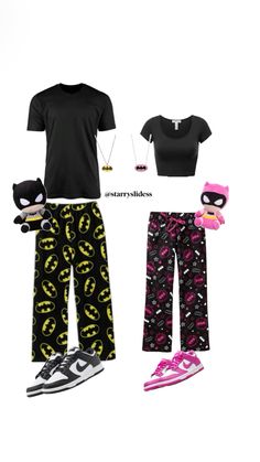 Pj Outfit, Bff Matching, Cute Pajama Sets