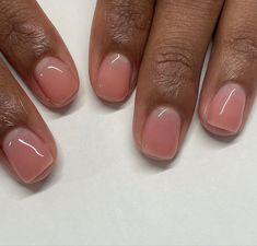 Pink Natural Nails, Clip In Hair Extensions Styles, 22 Inch Hair, Minimalist Manicure, Gel Overlay Nails, 22 Inch Hair Extensions, Italy Nails, Natural Nails Manicure, Natural Looking Nails