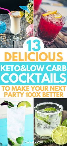 13 delicious keto and low carb cocktails to make your next party 10x better