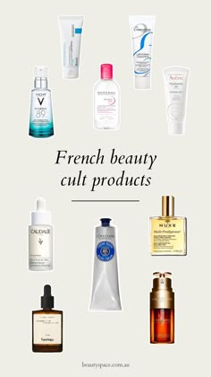 French pharmacy skincare: Dive headfirst into the world of French beauty with our curated list of cult favourite products. Unveil the secrets of the effortlessly chic Parisian look as we explore the best French beauty brands. Best French Pharmacy Products, French Pharmacy Skincare, French Pharmacy Must Haves, French Skincare Products, France Shopping, French Products, Cosmetics By Brand