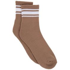 Size: Women's 4-10 Color: Beige & White Content: 97% Polyester & 3% Spandex Quantity: 1 Pair Care: Machine Wash, Cold Use Non-Chlorine Bleach If Needed Tumble Dry Low Make any outfit sporty when you wear these Varsity Women's Ribbed Crew Socks! This pair of socks rock a neutral color and are stretchy and comfortable. Near the top are lines that give this piece edge. Pair this outfit with your favorite tennis shoes for a fun casual look! Outfit Sporty, Wearable Art Fashion, Neutral Color, Tennis Shoes, Crew Socks, Neutral Colors, Wearable Art, Casual Look, Fashion Art