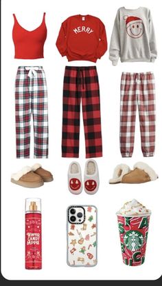 Sleepover Outfit, Cute Christmas Pajamas, Girly Christmas Gifts, Matching Christmas Outfits, Xmas Outfits