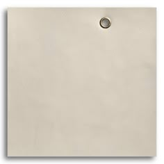 a white leather background with a hole in the middle