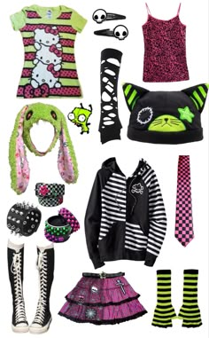 scene, scenecore, rawr, xd, outfit, kawaii, monster Scene Fits, Scene Clothing, Scene Clothes, Silly Clothes, Scene Style, Scene Core, Emo Aesthetic, Scene Outfits, Rawr Xd