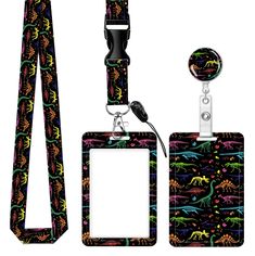 PRICES MAY VARY. 🔥Carry Your ID Badge In Style: Add a pop of color to your outfits with our ID card holder and matching fashion lanyard. It's a refreshing change from the dull designs of traditional badge holders. 🔥Underline Your Professionalism: Present a professional image with our badge lanyard that protects your ID card from loss. Don't settle for stuffing your ID in your wallet, which can come across as too casual for the workplace. 🔥Get A User-Friendly ID Card Holder: Our plastic lanyar Multicolor Badge Holders With Card Slots For Personal Use, Cute Lanyards Id Holder, Plastic Lanyard, Colorful Dinosaur, Lanyard Id Holder, Cute Lanyards, Badge Lanyard, Bus Card, Nursing Teacher