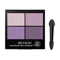 Revlon Eyeshadow Palette, ColorStay Day to Night Up to 24 Hour Eye Makeup, Velvety Pigmented Blendable Matte & Shimmer Finishes, 530 Seductive, 0.16 Oz Revlon Eyeshadow Palette, Dramatic Eyeshadow, Revlon Eyeshadow, Makeup You Need, Shiny Lipstick, Revlon Makeup, Eyeshadow Quad, Stocking Stuffers For Women, Batons Matte