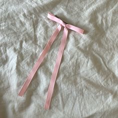 Never Used I Accept Offers Hair Bow Ribbon, Pink Hair Bow, Pink Hair Bows, Urban Outfitters Accessories, Ribbon Hair Bows, Urban Outfitters Women, Satin Silk, Silk Ribbon, Hair Accessories For Women