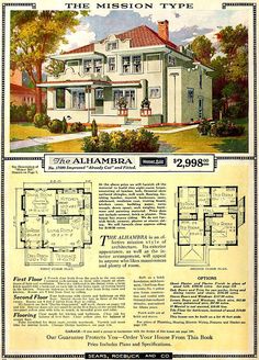 an old house is featured in this advertisement for the sears home company, which was built in