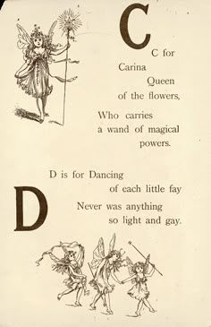 the letter c is for dancing with angels