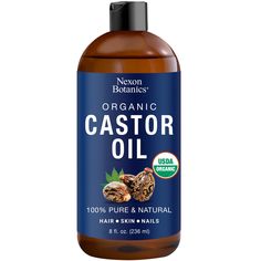 PRICES MAY VARY. Cold Pressed Hexane Free: This 100% pure castor oil is carefully extracted through cold pressing to preserve its potency. Contains omega fatty acids, minerals, & vitamin E that support skin, hair & body wellness. Skincare: The remarkable quality of hexane free organic cold pressed castor oil is its ability to hydrate, smooth & soothe damaged skin, leaving it healthy and youthful. Helps with wrinkles, fine lines, & dry skin. Haircare: Our certified USDA organic castor oil nourish Castor Hair Oil, Caster Oil, Pure Castor Oil, Castor Oil For Hair Growth, Natural Conditioner, Weak Hair, Castor Oil For Hair, Organic Castor Oil, For Skin Care