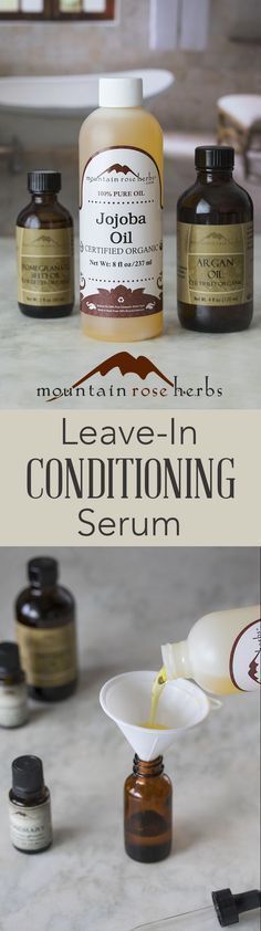 Hair Serum Recipe, Hair Growth Serum Diy, Serum Recipe, Hair Recipes, Rose Skincare, Skincare Recipes, Conditioning Hair, Mountain Rose Herbs, Mountain Rose