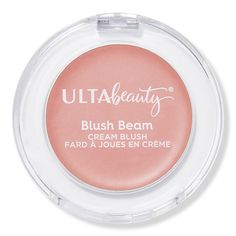 Blush Beam Cream Blush -  For fresh, dewy looking cheeks. Ulta Beauty Collection's Blush Beam is an all-in-one blush and highlighter. Shimmery, creamy glow gives the cheeks a smooth, full and highlighted look with a flush of color.    Benefits     Available in five versatile shades Blush and highlighter hybrid for a healthy looking, awakened glow Sheer, buildable coverage for a dewy pop of color Skin-like formula melts into complexion Cruelty-free and clean     Key Ingredients     Jojoba golden Ulta Beauty Makeup, Berry Lips, Pomegranate Seed Oil, Blush Highlighter, Vitamins For Skin, Beauty Cream, Cream Blush, Blush Brush, Soften Skin