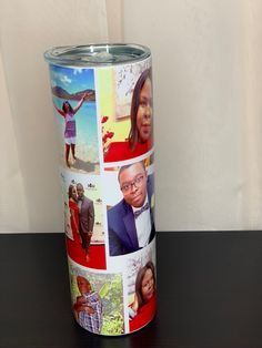 Custom Photo Tumbler | Photo Tumbler | Expressions of GRACE Co. Diy Picture Tumbler Cups, Tumbler Cups With Pictures, Picture Tumbler Cup, Custom Photo Tumbler, Photo Tumbler, Picture Cups, Tumbler Photos, Make Pictures, Metal Straws