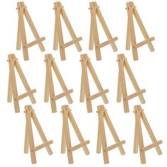 twelve wooden eases for painting and drawing, set of 12 by artisane