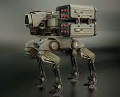 the robot dog is made up of many different parts to make it look like an animal