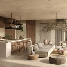 Interior design Dream House Interior, Dream House Decor, Dream Home Design, Home Fashion, 인테리어 디자인, House Inspiration, Wabi Sabi, Kitchen Interior