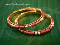 Coral Bangles, Gold Bangles Indian, Buy Gold Jewelry, Bangles Gold, Gold Necklace Indian Bridal Jewelry, Bangles Set, Wedding Jewellery Collection