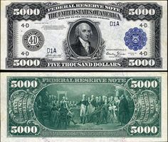 two bills with the image of presidents on them