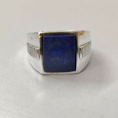 Male Rings, Ring Blue Stone, Ring Man, Lapis Lazuli Ring, Mens Ring, Ring Blue, Ring Wedding, Blue Stone, Lapis Lazuli