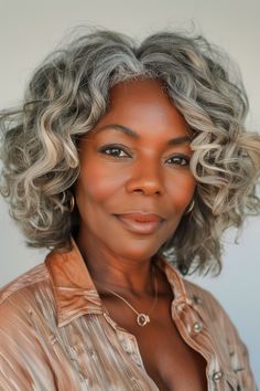 Medium Curly Bob, Older Women's Hairstyles, Long Curls