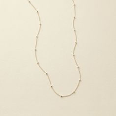 Always the first star that I find, you’re my satellite. Chart your own course with the delicate and dreamy Satellite Choker Necklace. Lightweight and timeless, this understated floating bead design gives a touch of shimmer to your days and a gaze-worthy luminosity to your nights. Give your layered look some extra dimension, or wear it solo for a stellar sparkle.