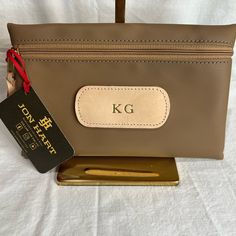 The Only Call Is The Initials Jon Hart, Design Bags, Makeup Pouch, Cosmetic Bags, Cosmetic Bag, Saddle, Bags Designer, Initials, Bag Lady