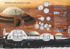 an info sheet shows how the space station could look like