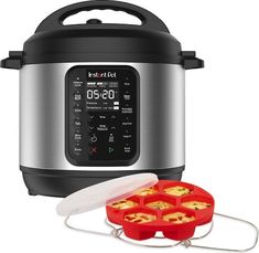 an instant pot and some food in it